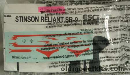 ESCI 1/48 Stinson Reliant SR-9 (SR9) Bagged plastic model kit